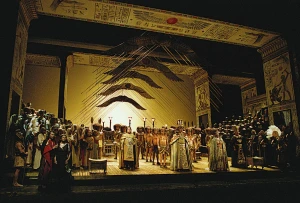 Seattle Opera presents Michael Yeargan and Peter J. Halls production of Verdi\'s AIDA at McCaw Hall in August 2009